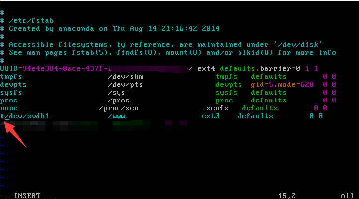 Linux Re-reading the partition table failed with error 22