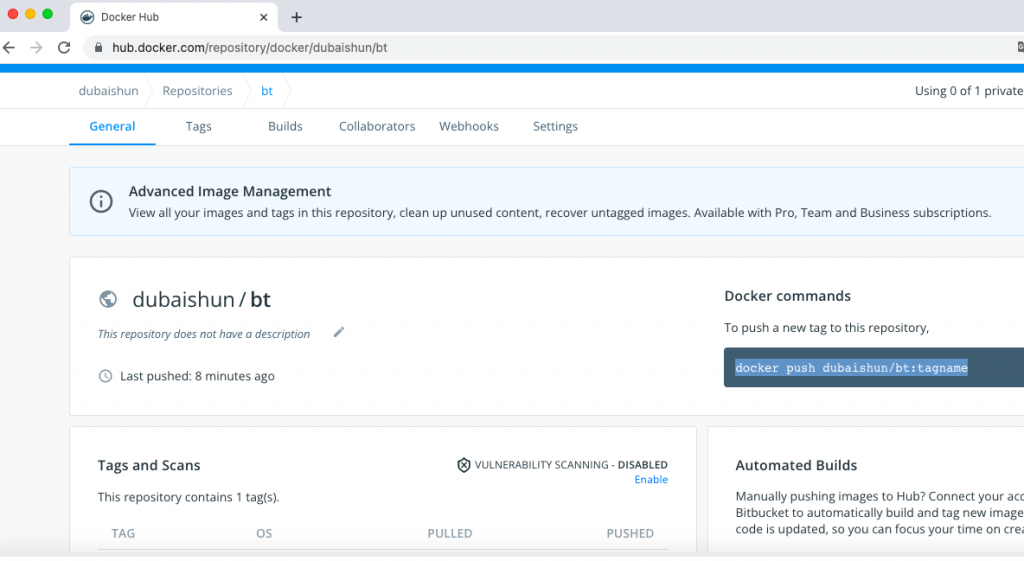 docker镜像上传至仓库
